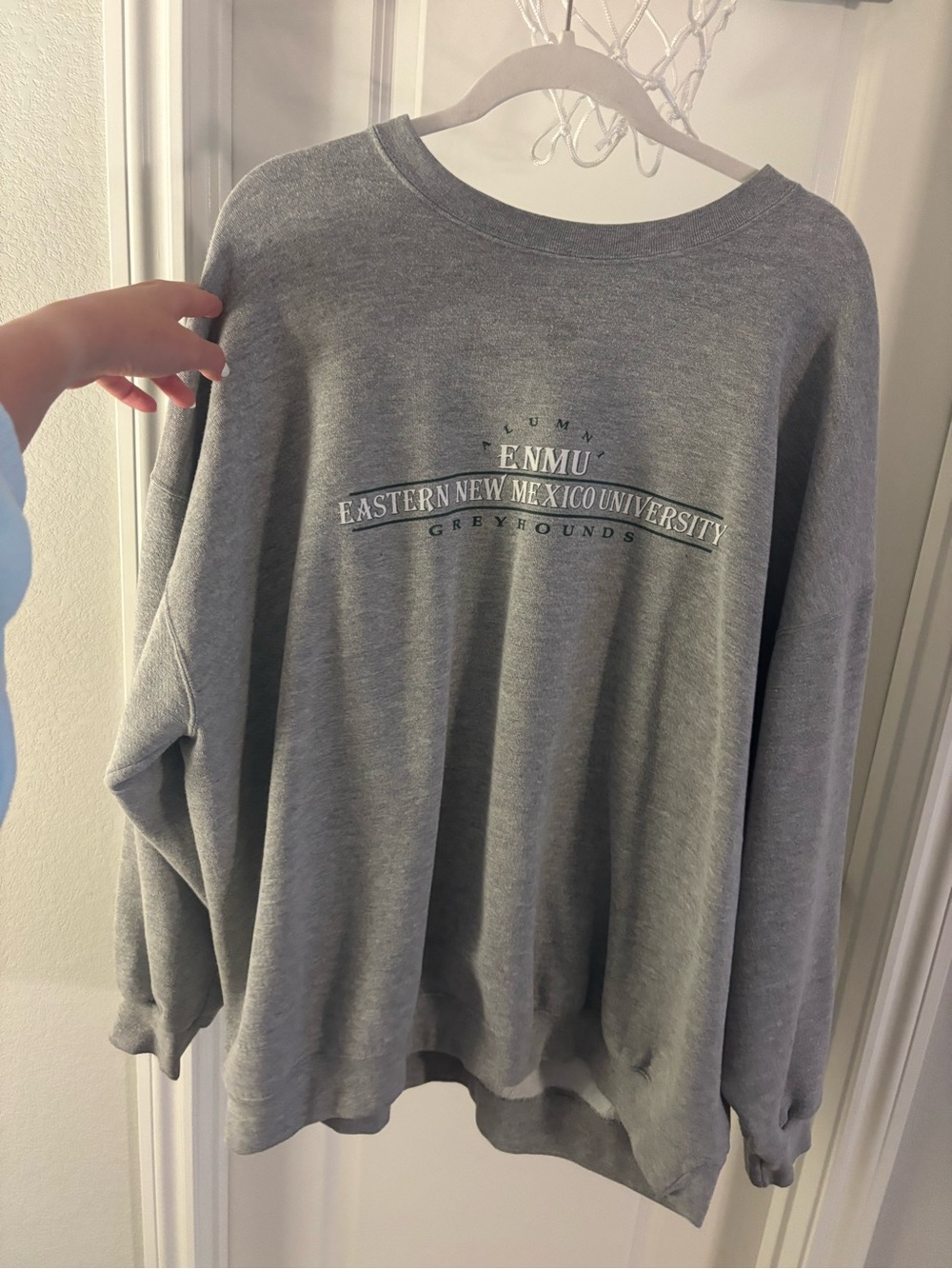 Eastern New Mexico University Grey Crewneck Sweatshirt